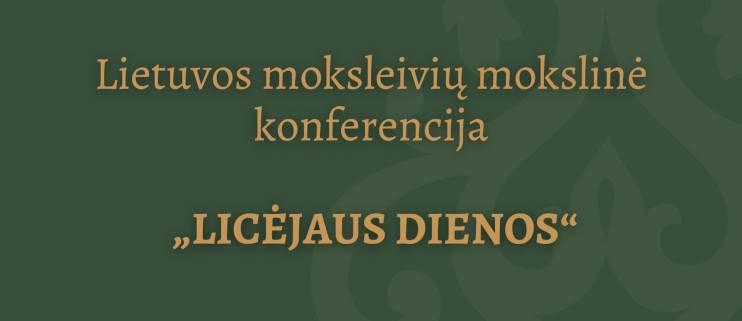 renginio pavadinimas žaliame fone